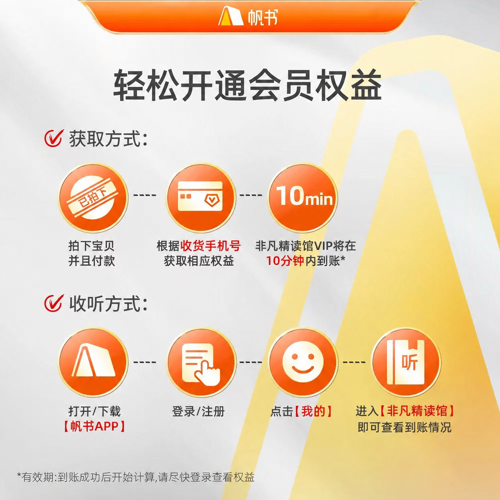 非凡精读VIP年卡